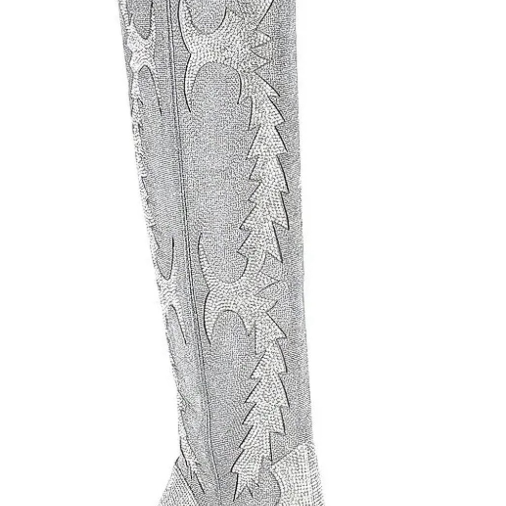 Elegant Silver Women's Boots